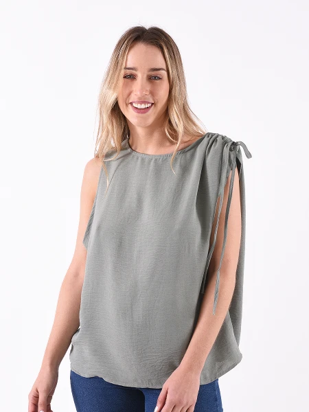 BLUSA CARO GRIS CLARO