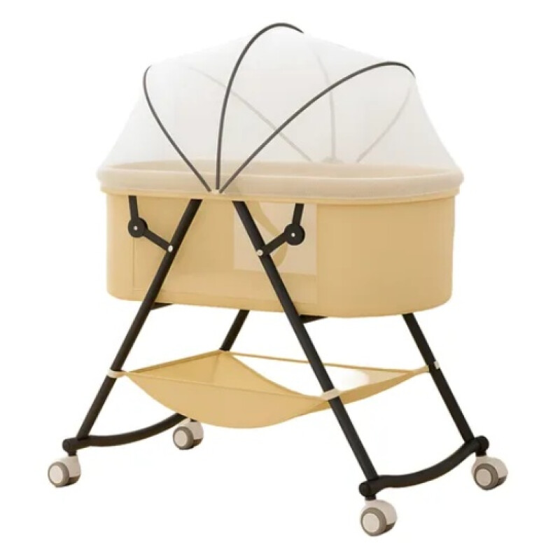 Cuna Moisés TOKIO Con Mosquitero Y Ruedas Infantil Bebe Beige