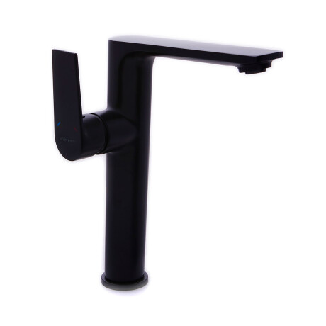 GRIFERIA LAVATORIO MONOCOMANDO NEGRO MATE LINEA AGORA BAÑO NEGRO