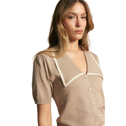 TOP GREGORIA S-XXL BEIGE OSCU