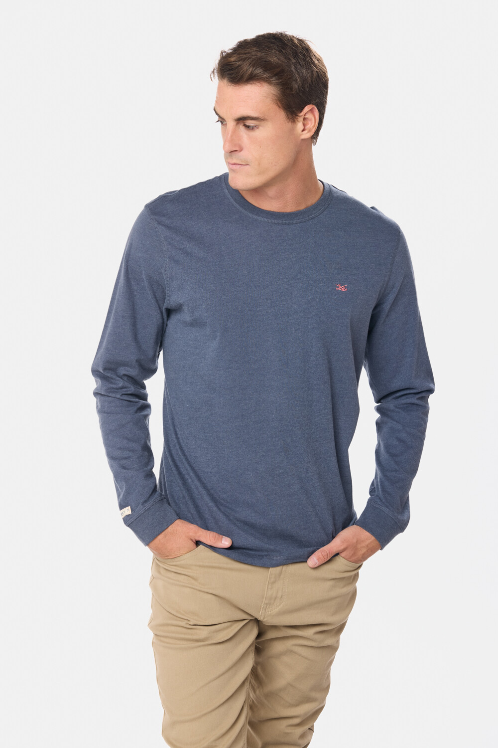 REMERA BÁSICA DE ALGODÓN Marino