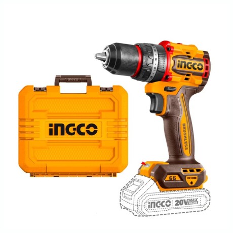 Taladro Atornillador Inalámbrico INGCO CIDLI20668 Con Percutor 13MM Taladro Atornillador Inalámbrico INGCO CIDLI20668 Con Percutor 13MM