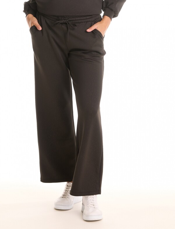 Jogger Recto Print NEGRO