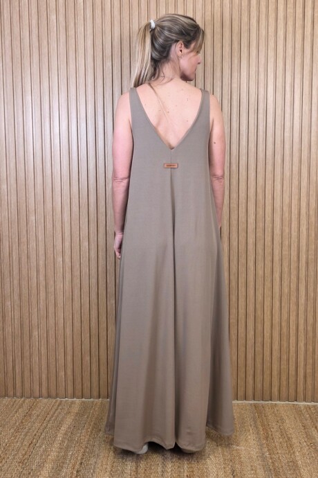 Vestido Comodin Beige