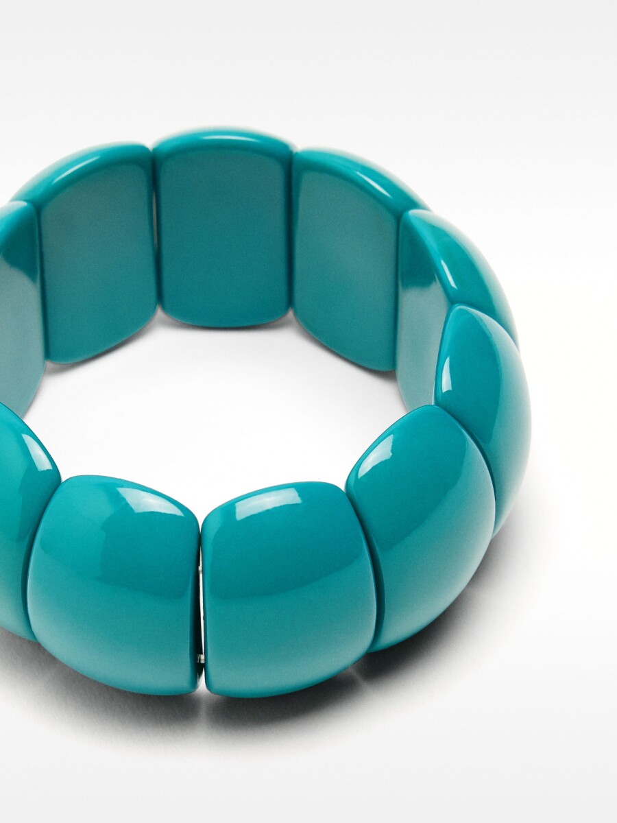 Pulsera Elástica Redondeada azul