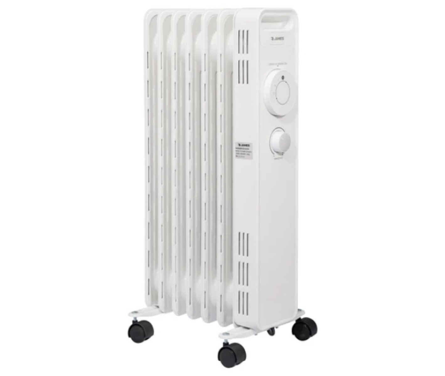 Radiador Aceite James 1500w Blanco 