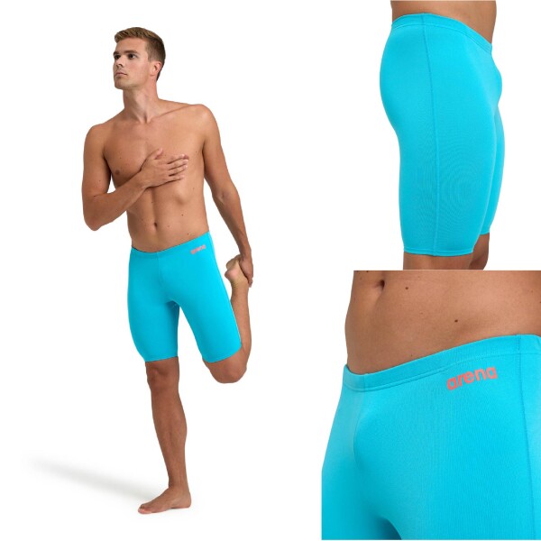 Malla De Natación Entrenamiento Para Hombre Arena Men's Team Swim Jammer Solid Cyan