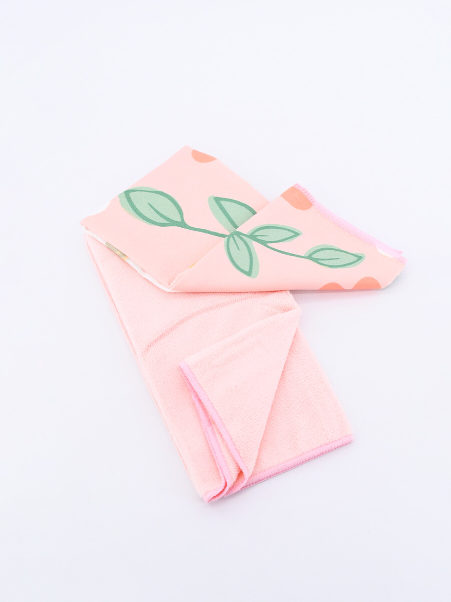 REPASADOR MICROFIBRA SETX2 - ROSADO 