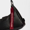Cartera al Hombro The Noisy Gang En Cuero Graneado Negro