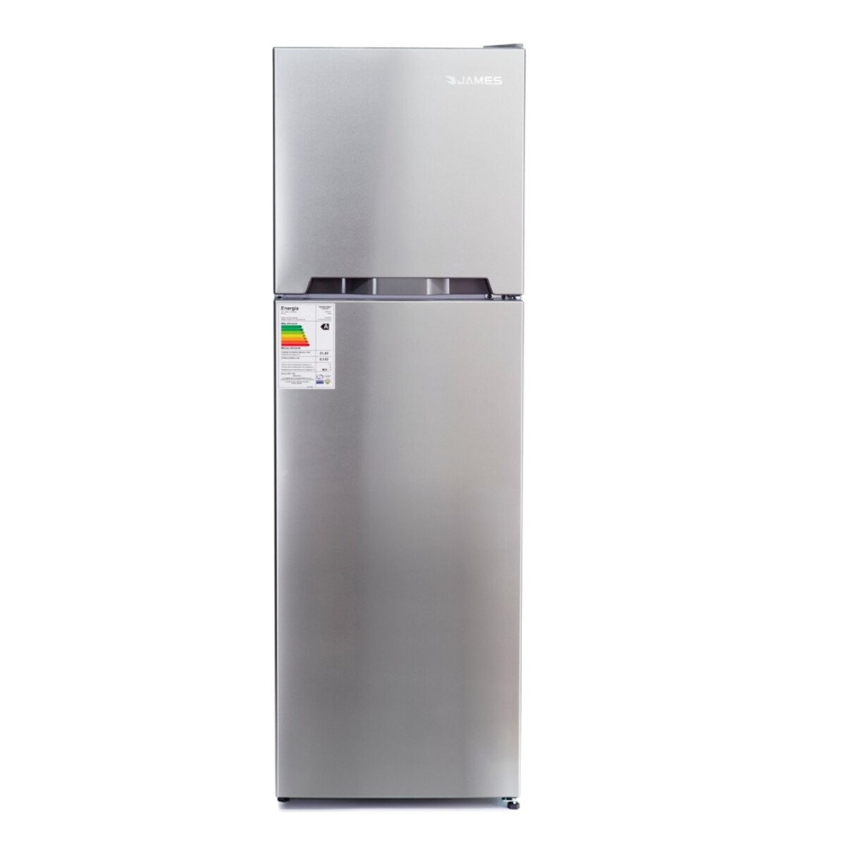 Refrigerador Heladera James Rj 305 Inox 275lts Frio Seco Eh Color Gris 