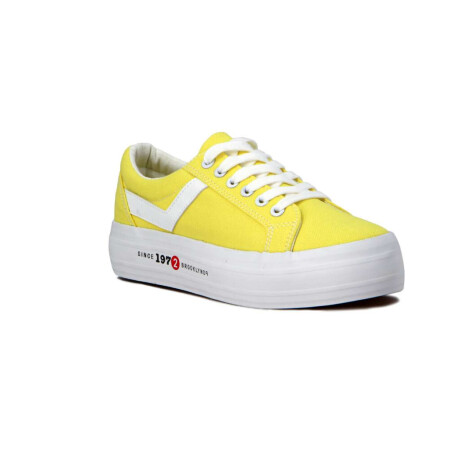 Pony Champion Casual Since 1972 Plataforma Lona Amarillo
