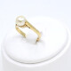 Anillo En Oro 18K Y Perla Anillo En Oro 18K Y Perla