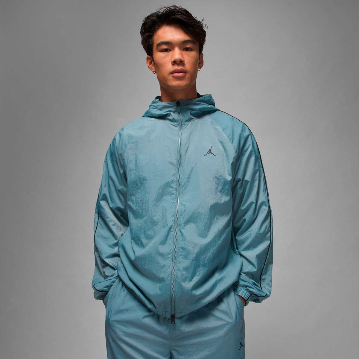 Abrigo Jordan Sport Classic Hooded de Hombre - negro 