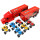 Camión A Fricción Doble Tráiler + 6 Cuatri Autitos Jug020025