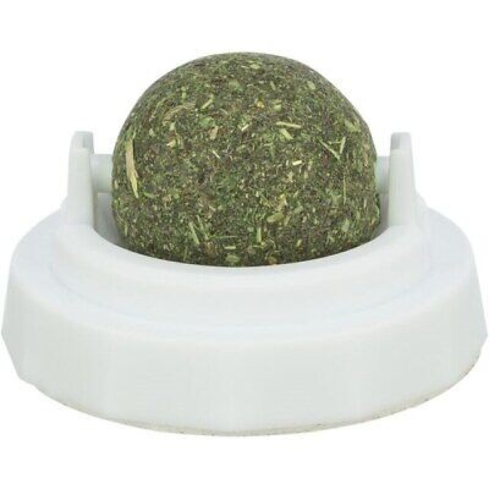 CATNIP BALL WITH HOLDER, Ø 5 CM CATNIP BALL WITH HOLDER, Ø 5 CM