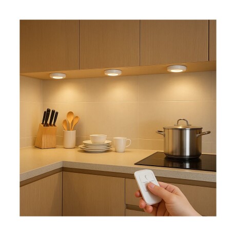 LUZ LED INALÁMBRICA CON CONTROL REMOTO 3W 001