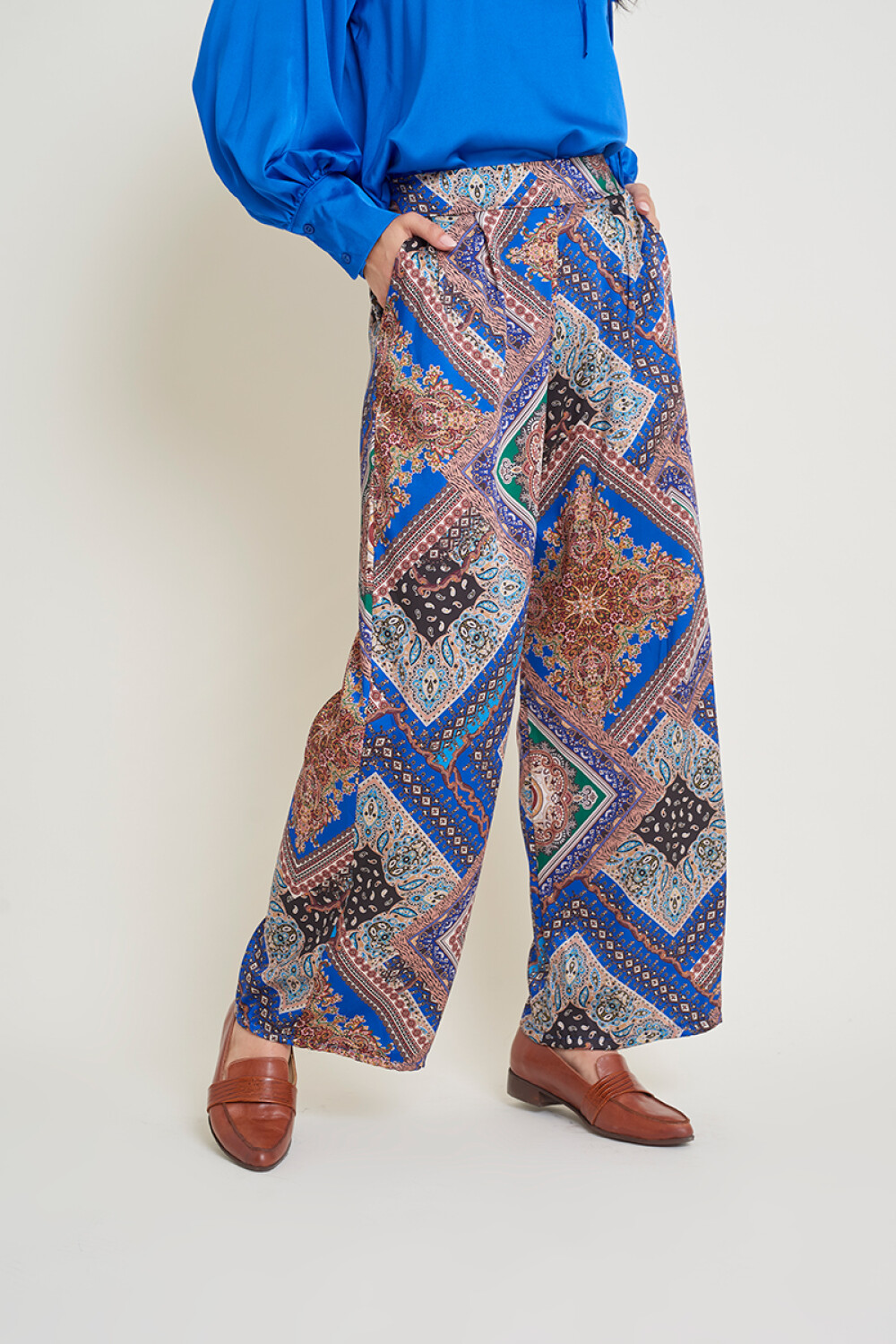 PANTALÓN PINA Azul francia