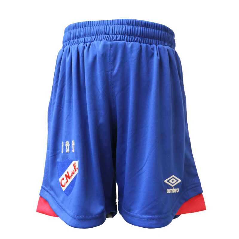 Short Infantil Umbro Nacional Home JRS Azul Francia - Rojo