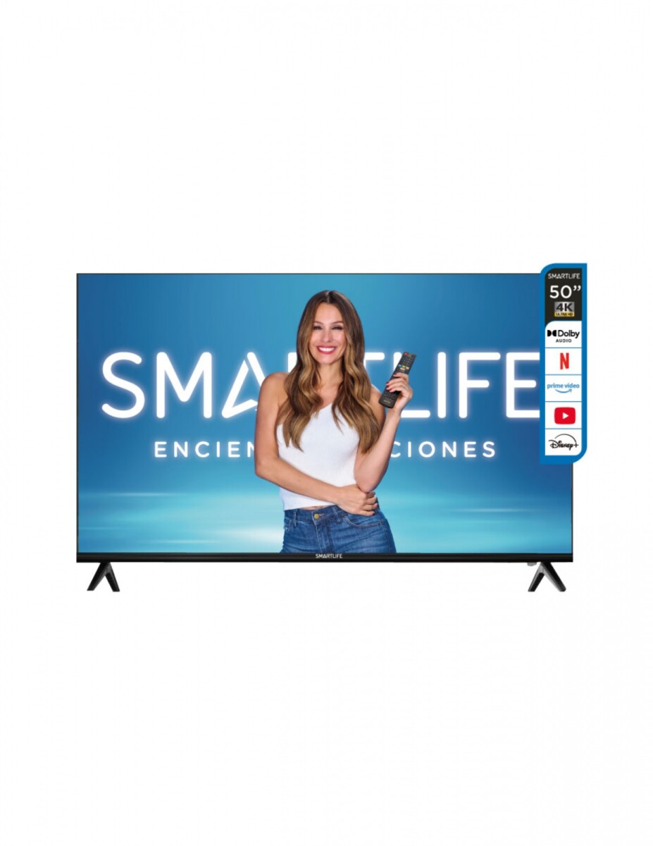 Televisor Smart Tv 50" Uhd 4k Smartlife Sltv50smt24t 