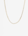 Collares Cortos Cubic zirconia Collar Corto De La Línea Delicates. - Dorado