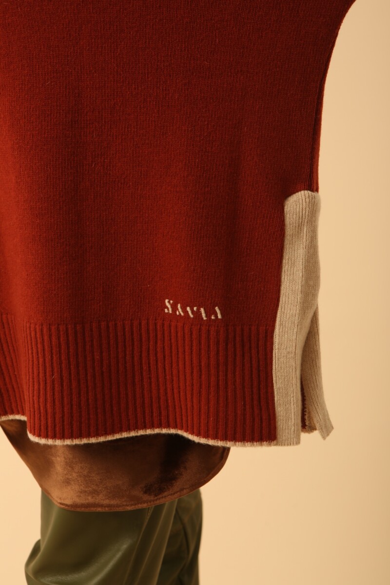 BUZO PAMELI FW24 Terracota Y