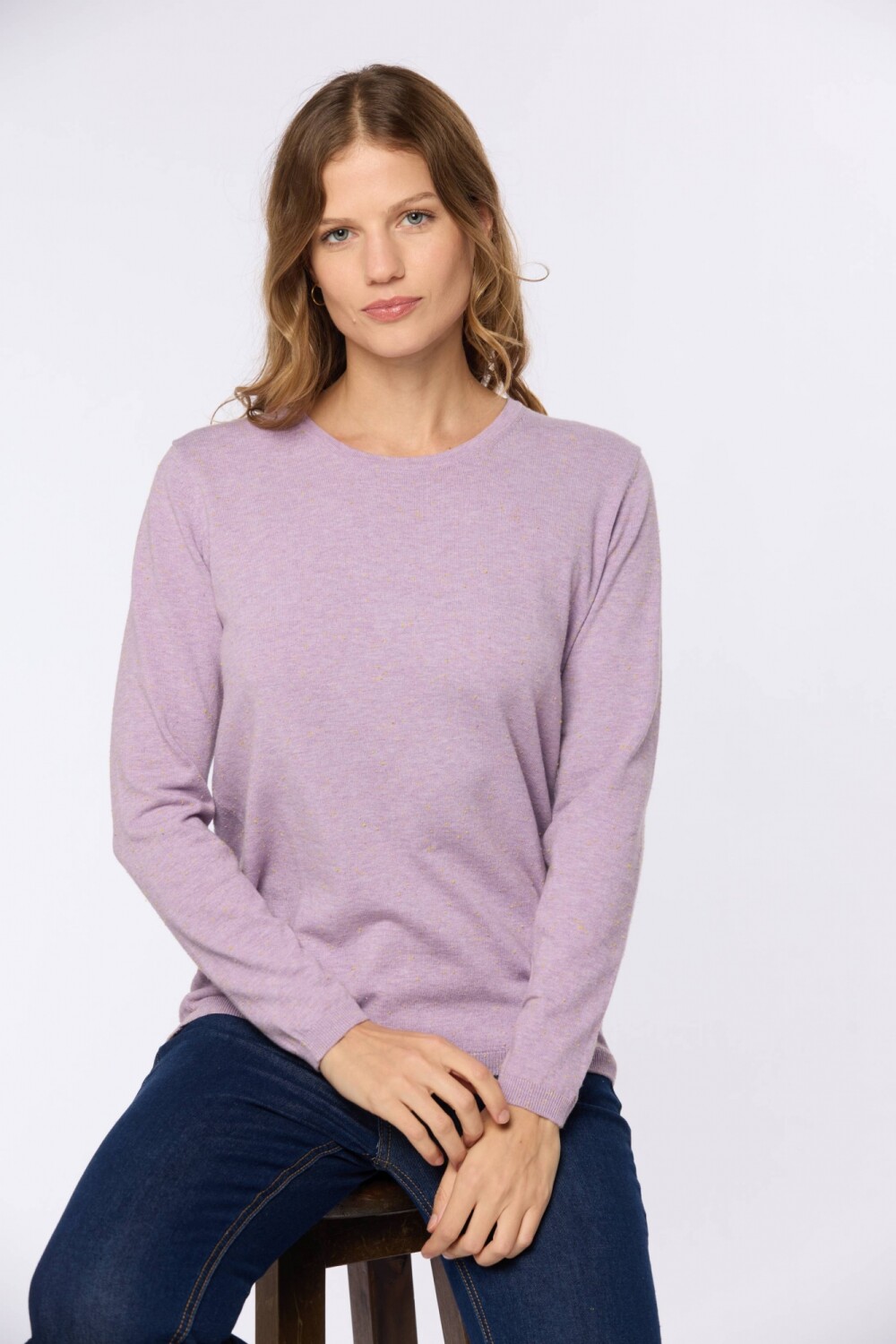 BUZO CLÁSICO A LA BASE Lila