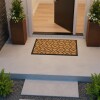 ALFOMBRA COCO RECT C/DET GOMA 60X90CM Unica