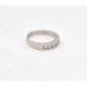 Anillo Medio Sinfin En Oro 18K Blanco Y Brillantes Anillo Medio Sinfin En Oro 18K Blanco Y Brillantes