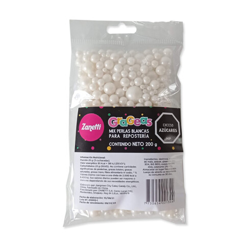 Mix Perlas Blancas 200 g Mix Perlas Blancas 200 g