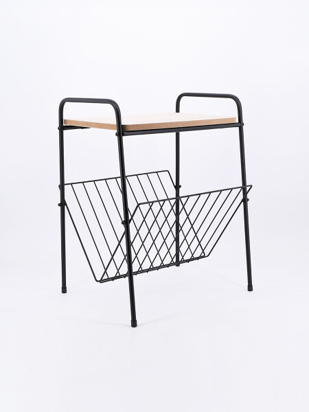 MESA CON REVISTERO MADERA