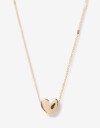 Cadena Corta con Dije Metal Cadena Con Dije Corazón - Dorado