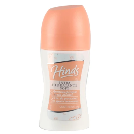 DESODORANTE HINDS ROLL-ON HINTRA HIDRATANTE SOFT DESODORANTE HINDS ROLL-ON HINTRA HIDRATANTE SOFT