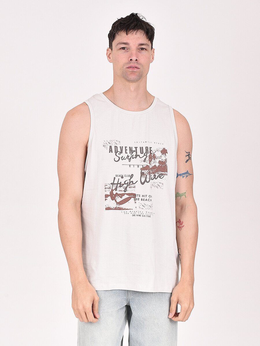 MUSCULOSA SAN DIEGO - GRIS CLARO 