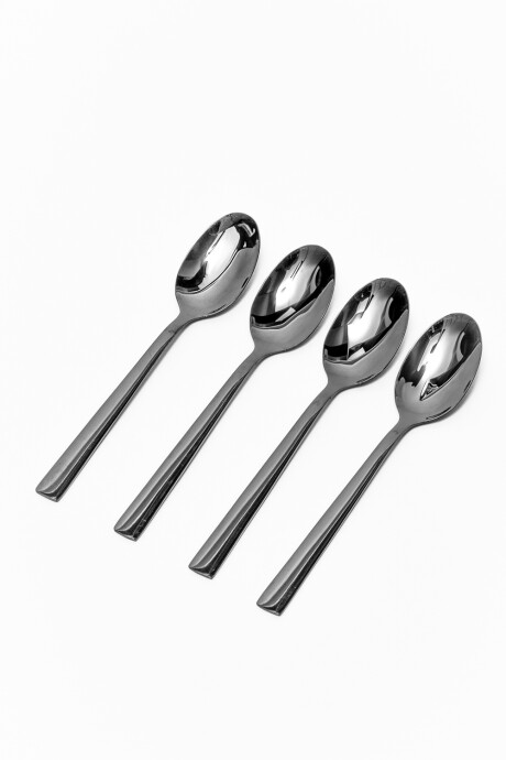 Cuchara Té, Set 4 Un. Ebano