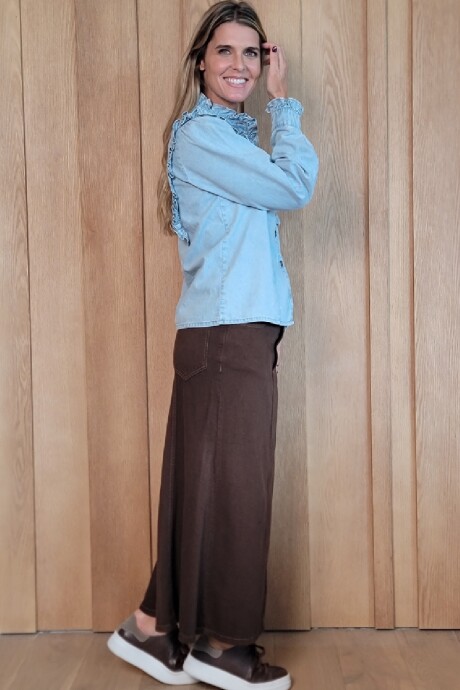 Pollera Alaska Chocolate