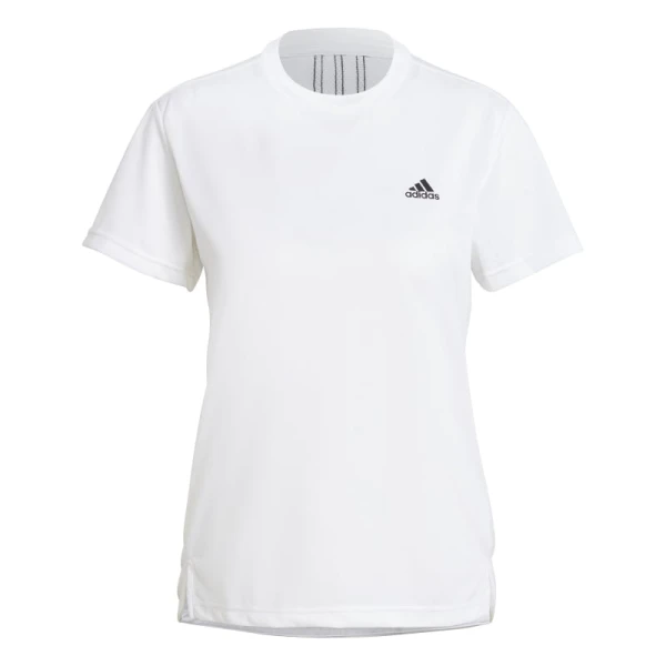 Remera Adidas Designed 2 Move 3 Rayas Blanco