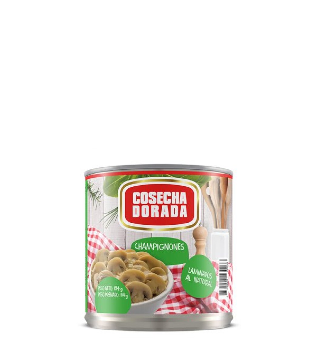 Champignon Laminado Cosecha Dorada 184g 