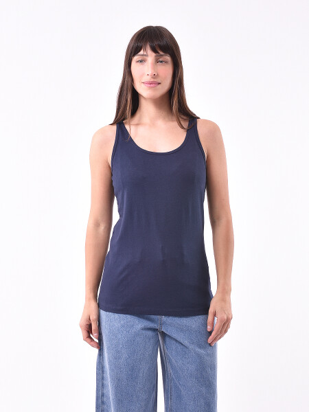 MUSCULOSA INTERIOR AZUL