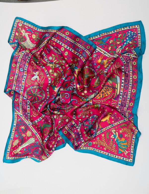 Bandana Printed MULTI/FUCSIA