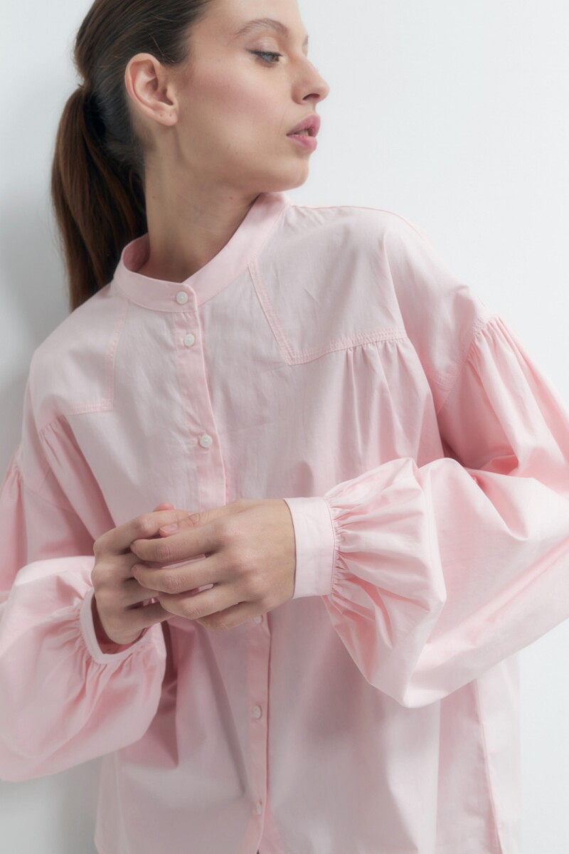 Camisa oversized rosa