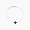 Pulsera en oro 18K estilo Van Cleef con ónix Pulsera En Oro 18k Estilo Van Cleef Con ónix