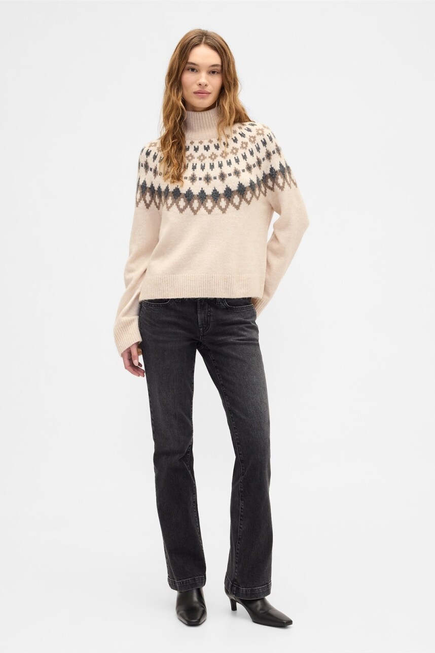 Buzo Polera Fairisle Mujer Hb368