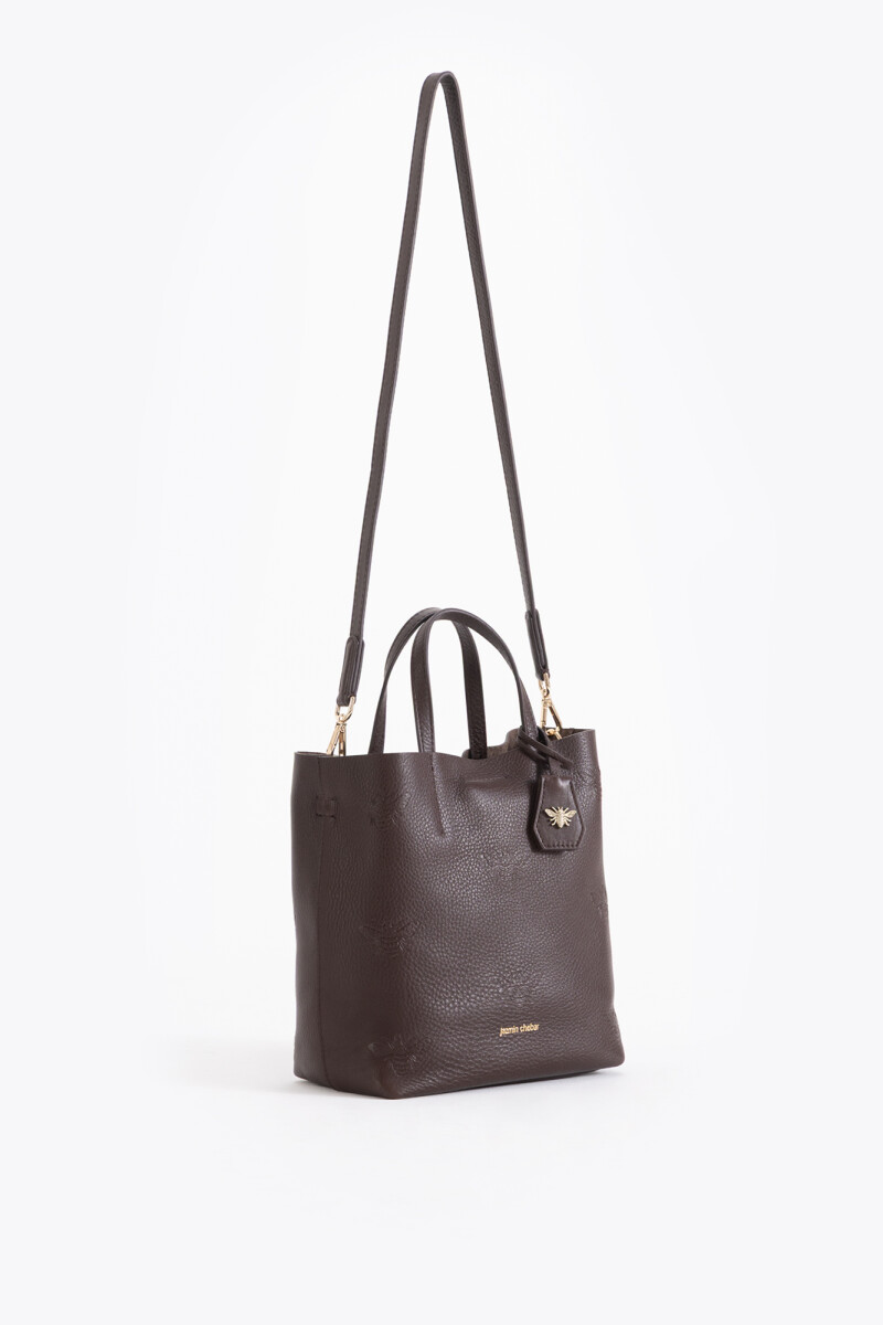 TOTE HONEY SMALL Chocolate
