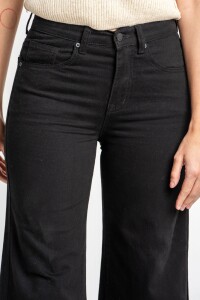Jean Flared Wide Leg Negro