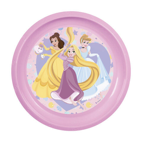 Plato Plástico Princesas Disney 22 cm U