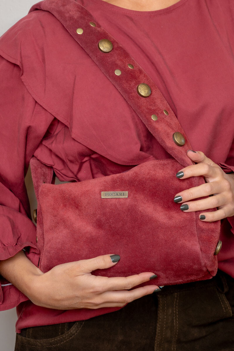 Cartera bohemia Bordeaux