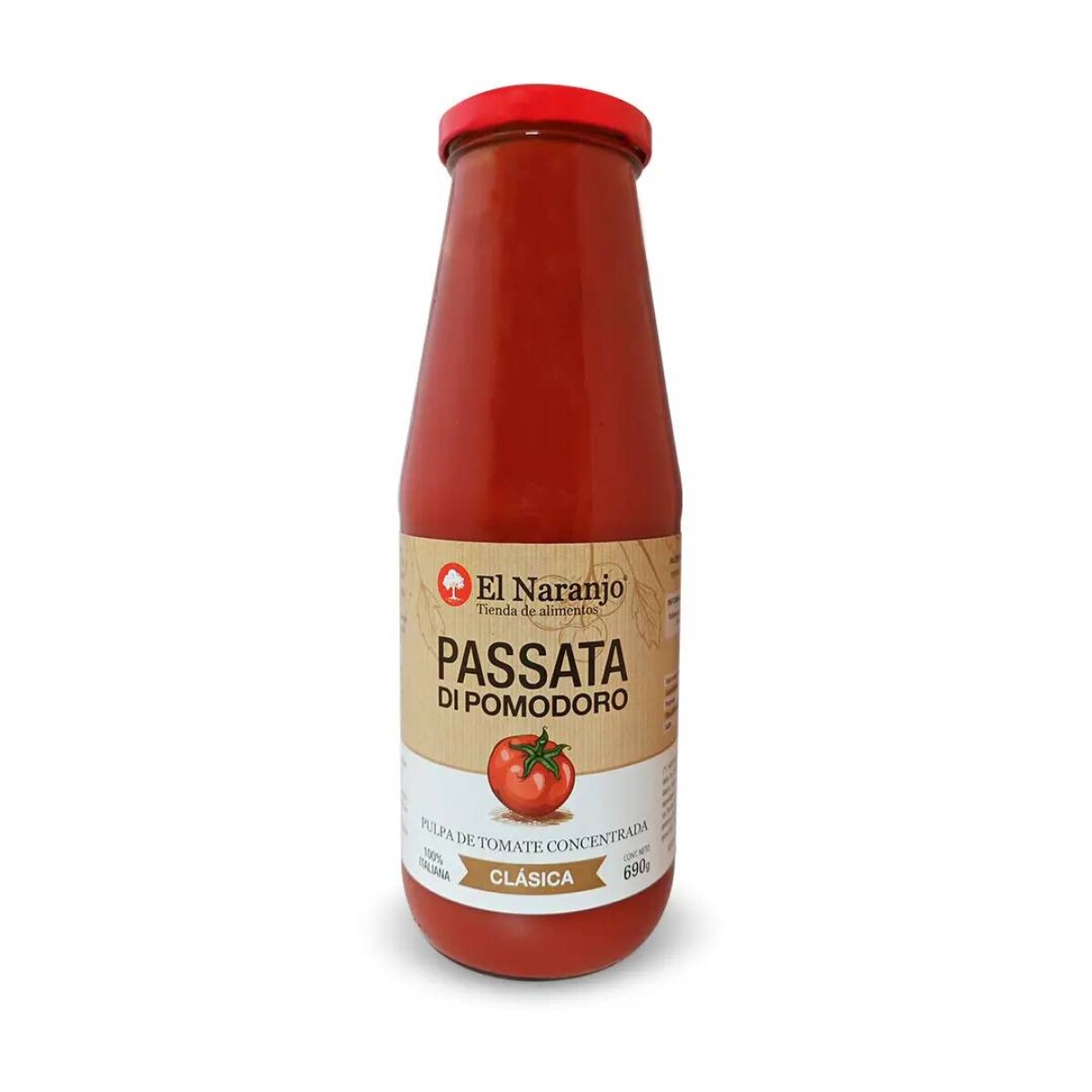 Passata Italiana El Naranjo 690 Grs - Clasica 
