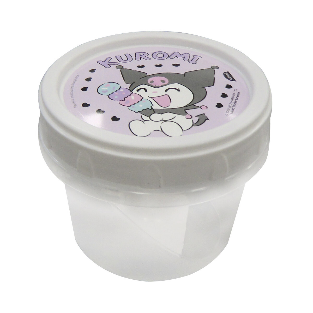 Pote Plástico Kuromi 300 ml con Tapa Rosca 