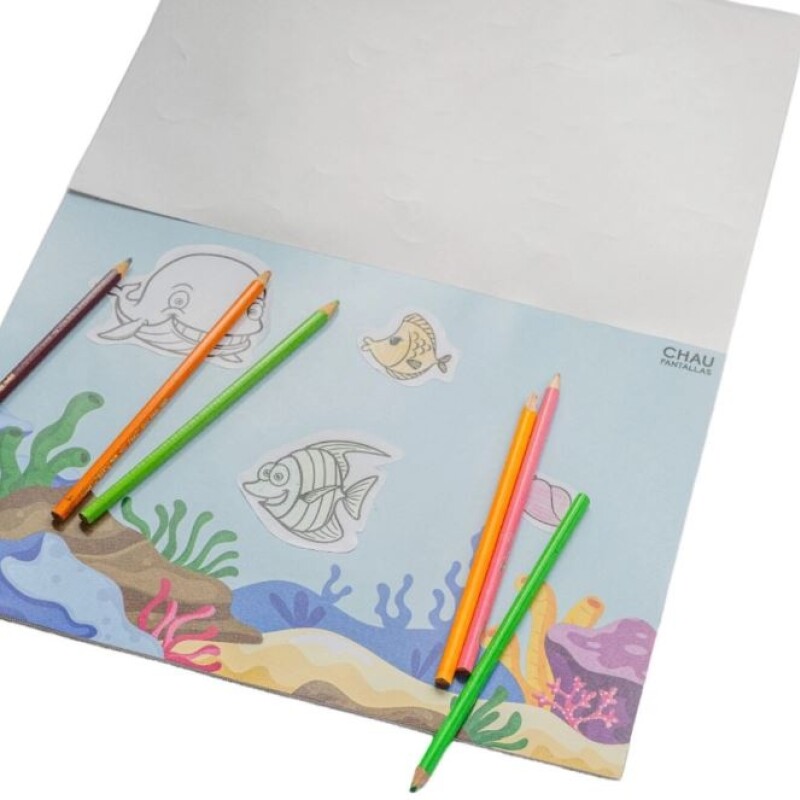 Block Para Colorear Stickers Chau Pantallas BLOCK PARA COLOREAR CHAU PANTALLAS STICKERS