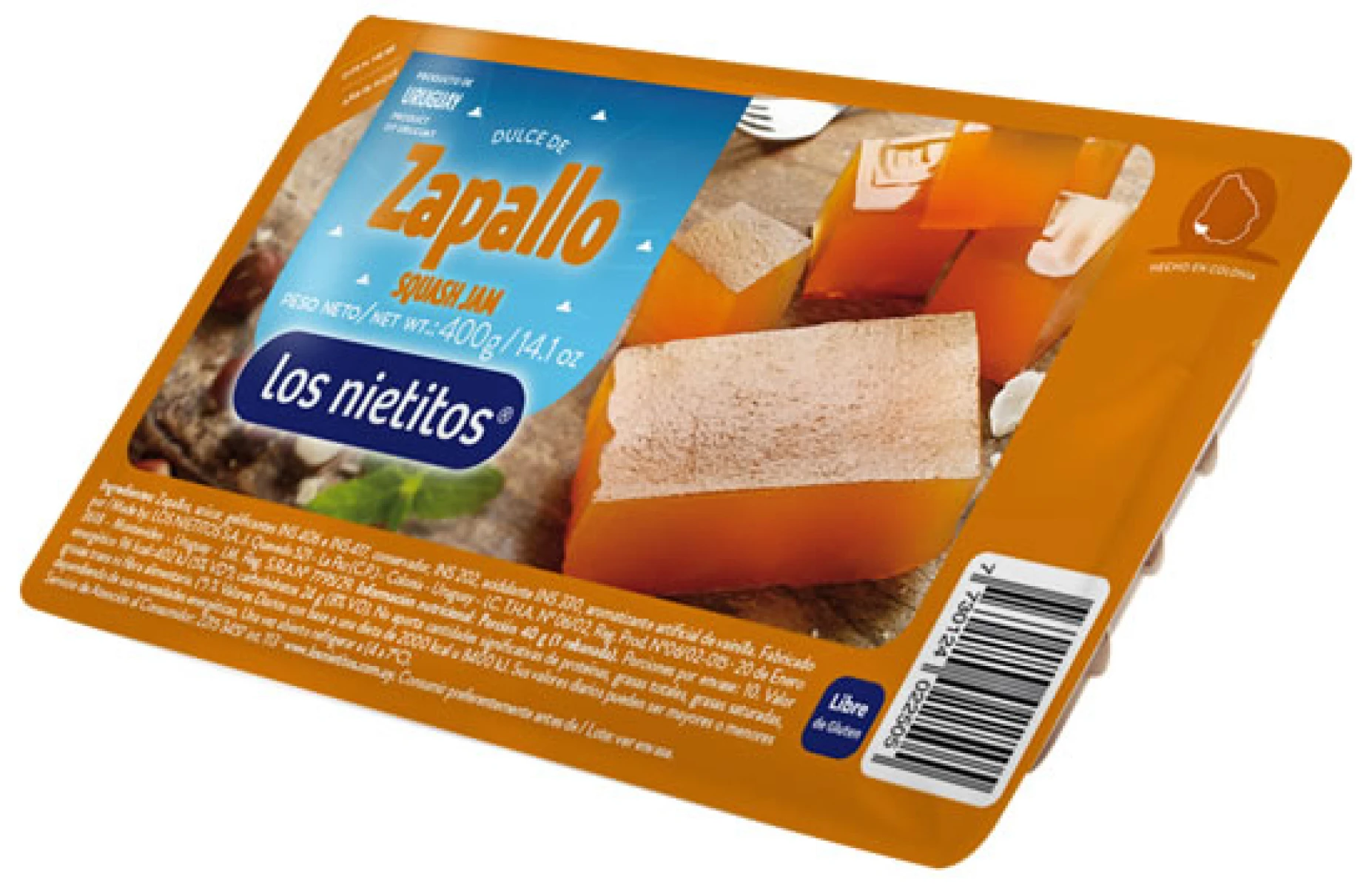 DULCE LOS NIETITOS 400G ZAPALLO 